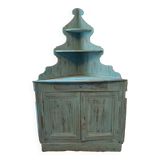 Patinated corner dresser