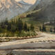 Vue de Chamonix, Jules Lorning, 1888