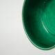 Small ceramic salad bowl / bowl, green, Gien, 1950