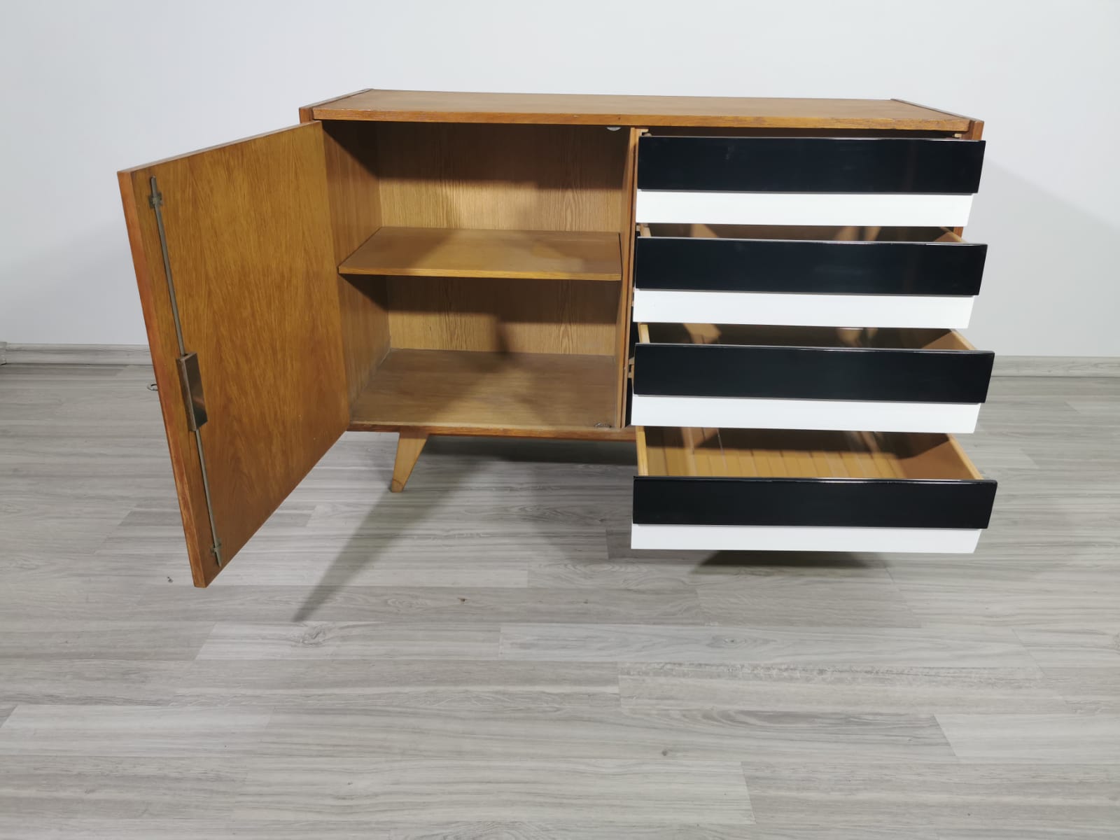 Vintage sideboard by jiri jiroutek for interier prague, 1960s