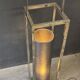 Lampadaire design chromé vintage des années 80