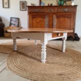 Table basse ovale charme campagne