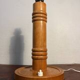Pied de lampe en bois année 60