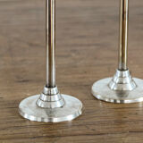 Pair of art deco style candle holders