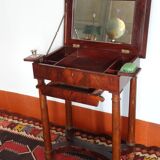 Mahogany Empire and mahogany veneer dressing table