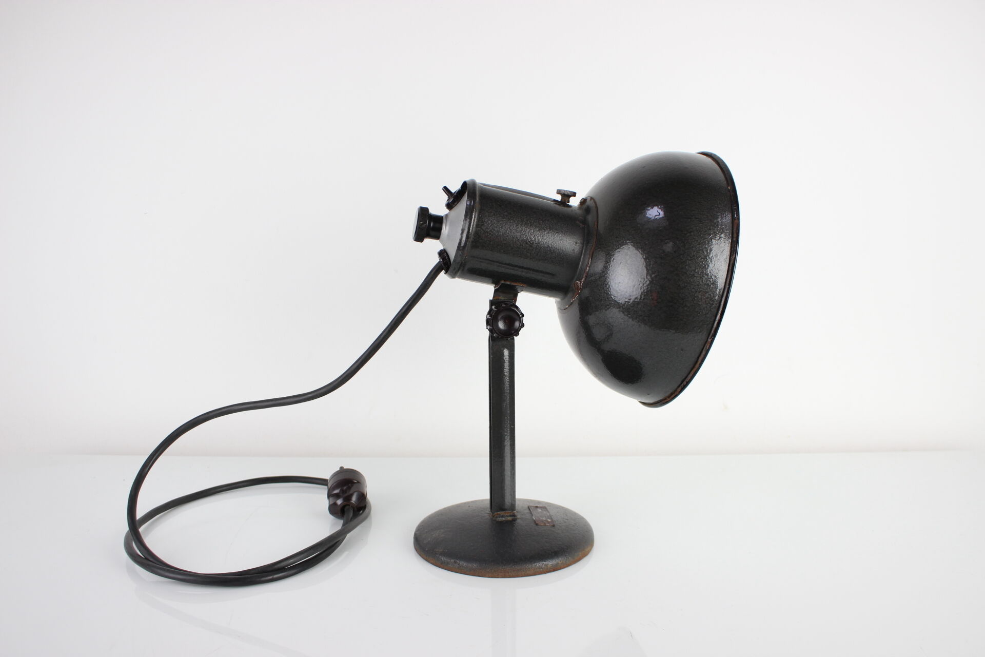Vintage industrial adjustable table lamp, 1950's