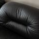 Italian Leather and Chrome Lounge Chairs, 1980s, Set of 3