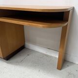 20th century maple veneer style desk