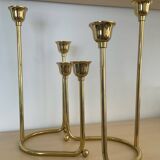 Pair of vintage brass candlesticks