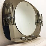Mirror smoked ice design bright vintage 1970