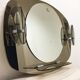 Miroir fumé glace design lumineux vintage 1970