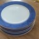 Set of 8 plates of presentation porcelain Bernardaud
