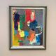 Original Swedish Oil on Panel – Conversations by Rolf Ostermann – Dated 199