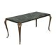 Green marble coffee table 1950's