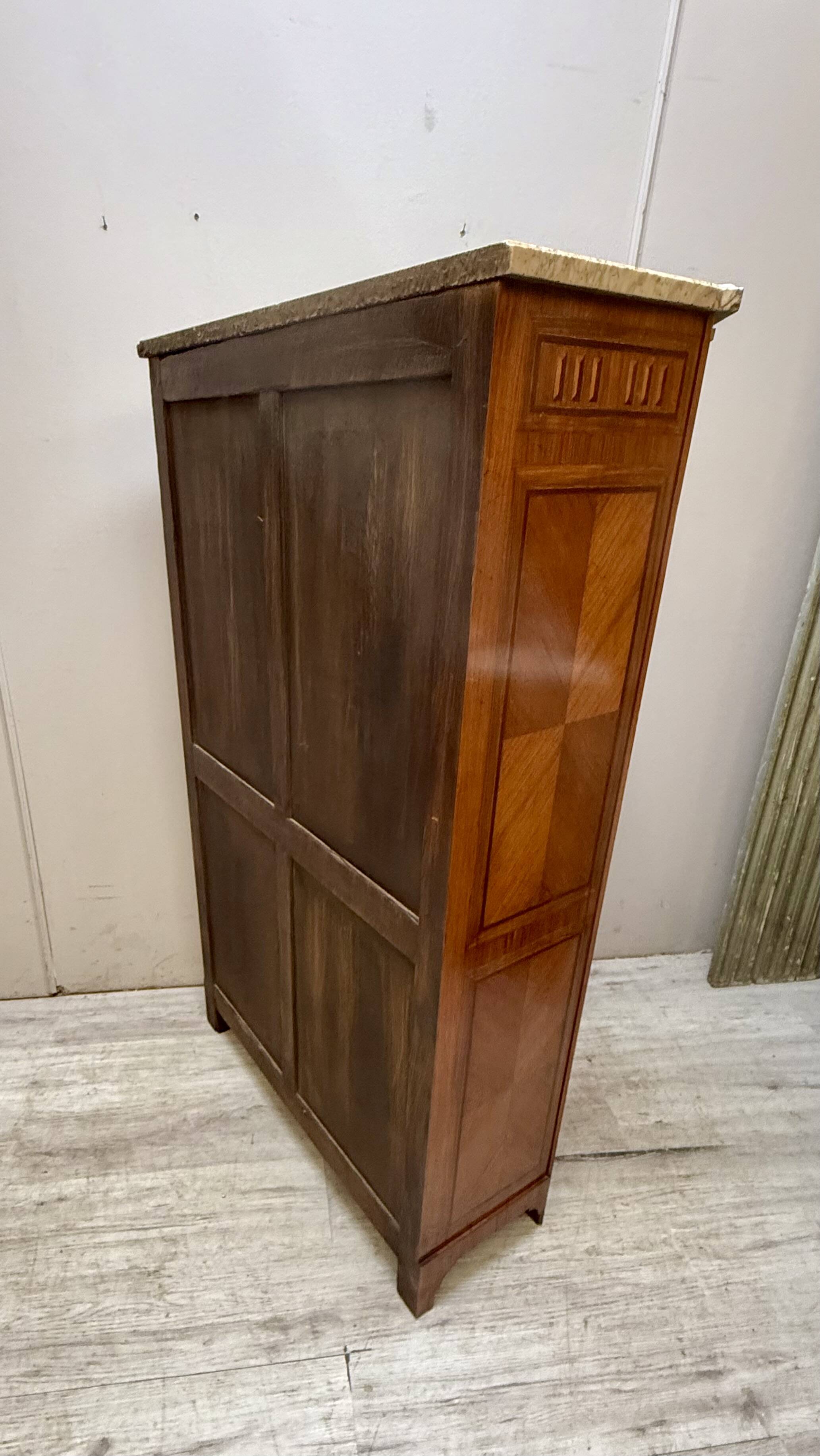 Louis XVI Style Marquetry Secretary