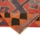 Turkish Handwoven Vintage Herki Kilim 95 cm x 344 cm
