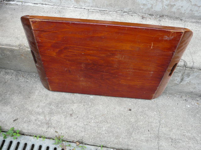 Art Deco tray marquetry butterflies from Brazil