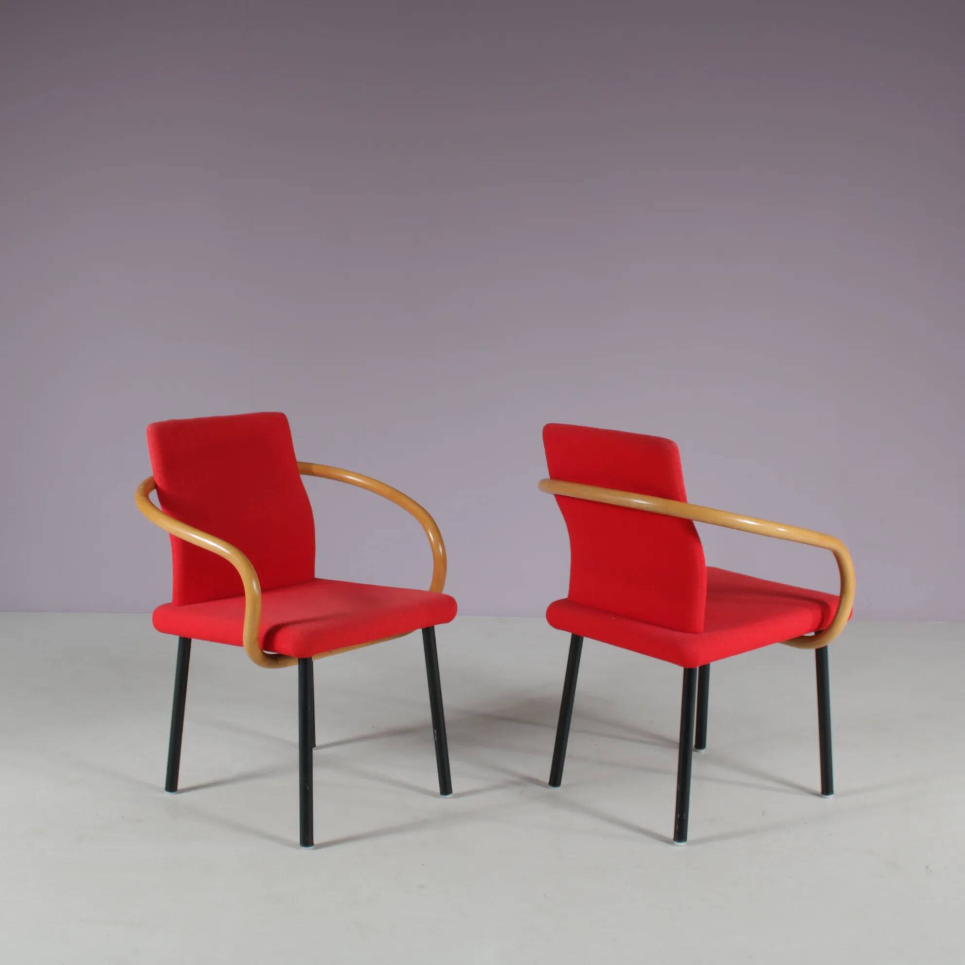 1980s “Mandarin” chairs by Ettore Sottsass for Knoll International, USA