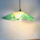 Lampe suspension vintage verte - upcycling