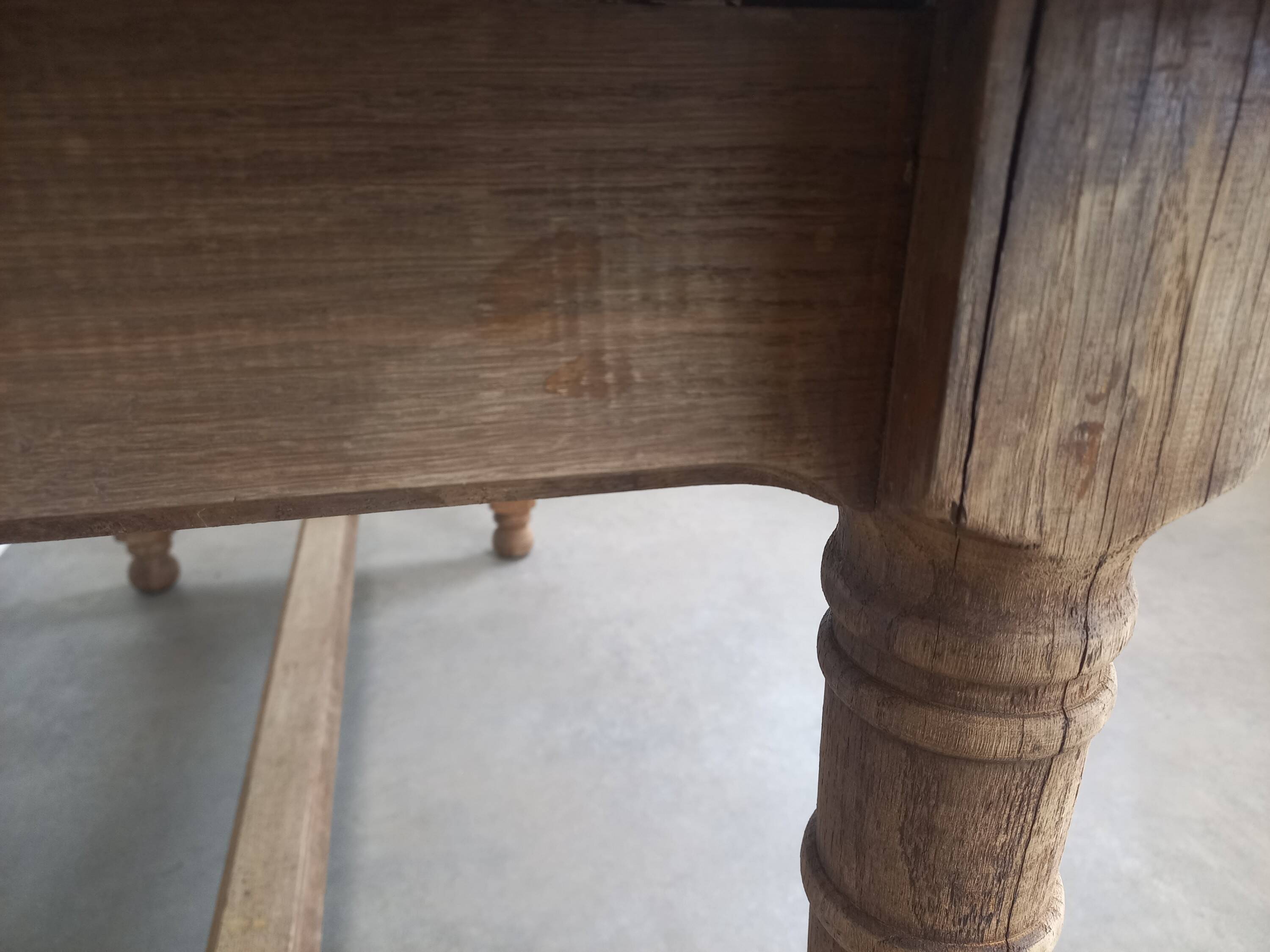 Oak farm table 158 cm