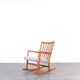 Rocking Chair ML33 by Hans J. Wegner for A/S Mikael Laursen, 1950s.