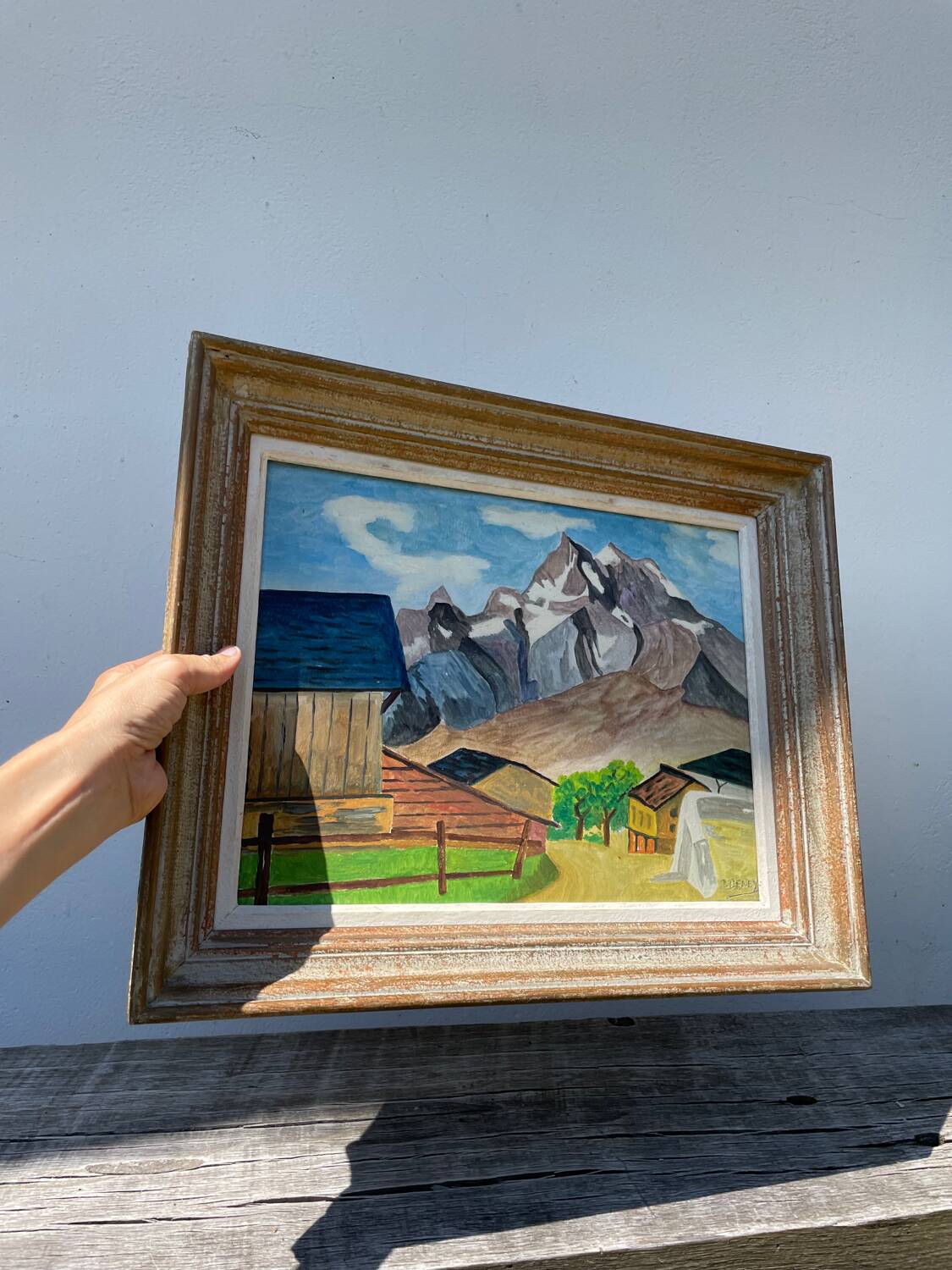 Tableau paysage montagne