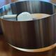 Vintage brushed aluminum wall lamp 1970s