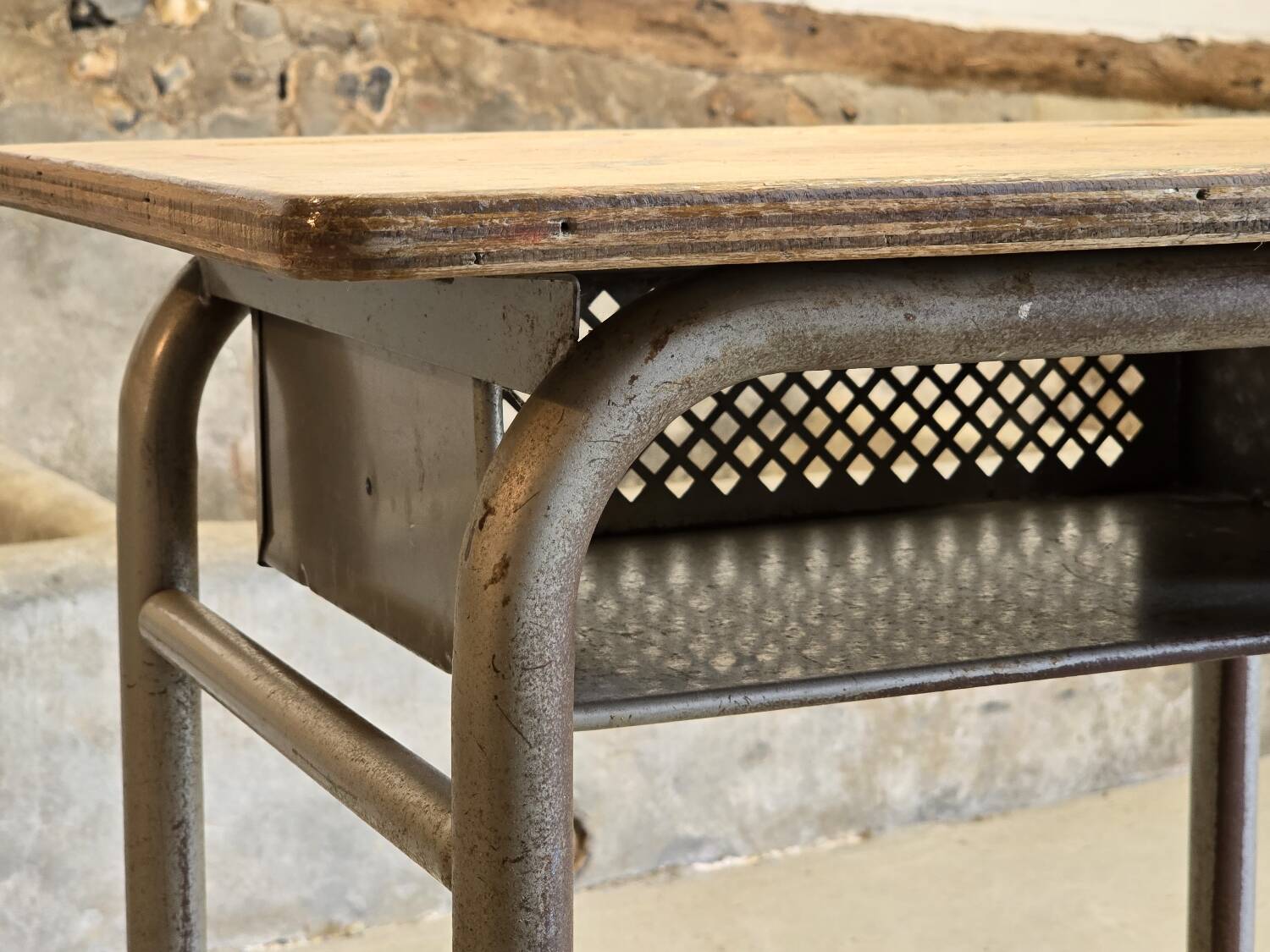 Bureau écolier taille adulte 1960