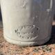 Old glazed stoneware bottle
