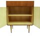 Secretary vintage 1970 light wood