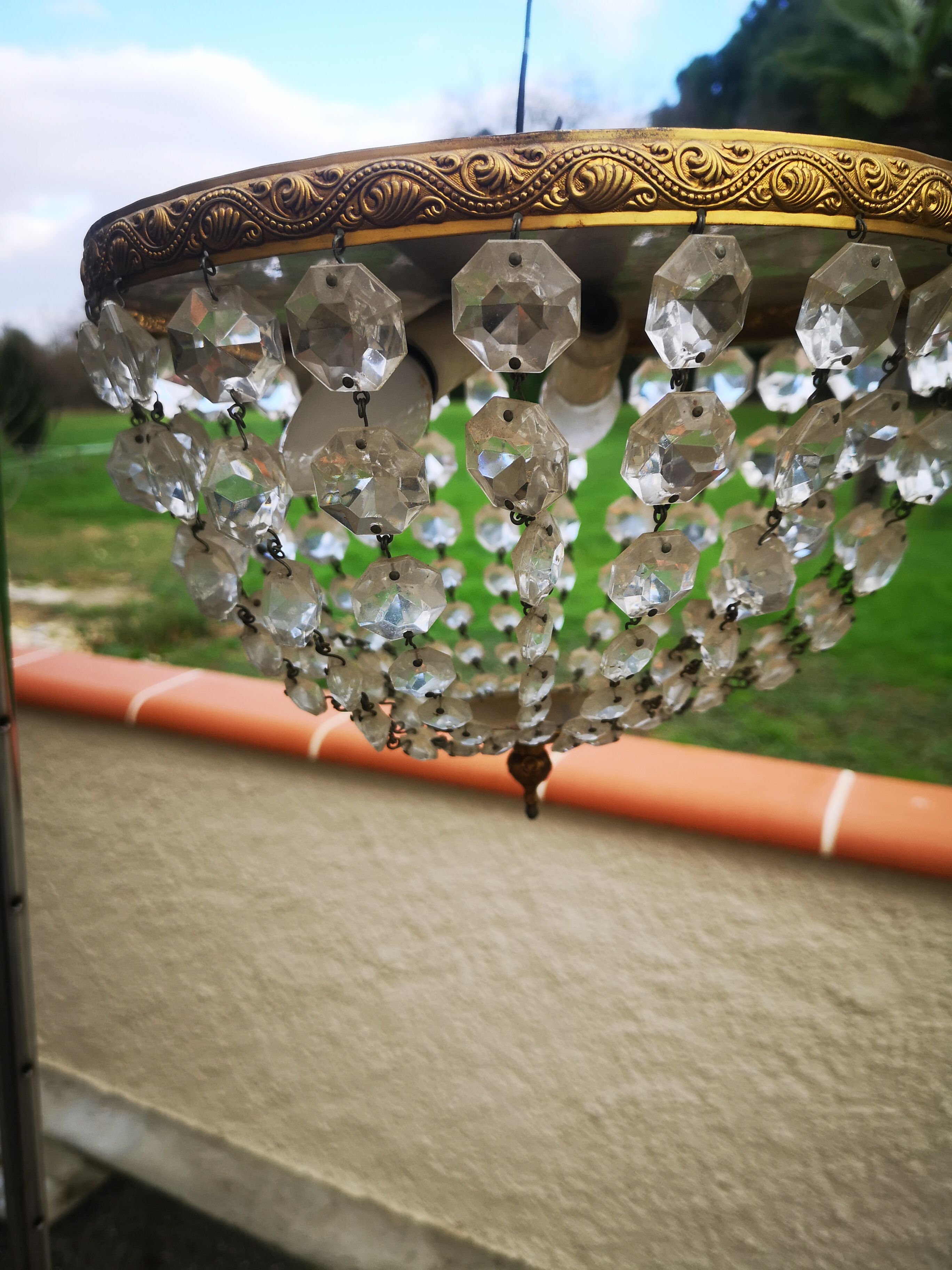 Lustre à pampilles