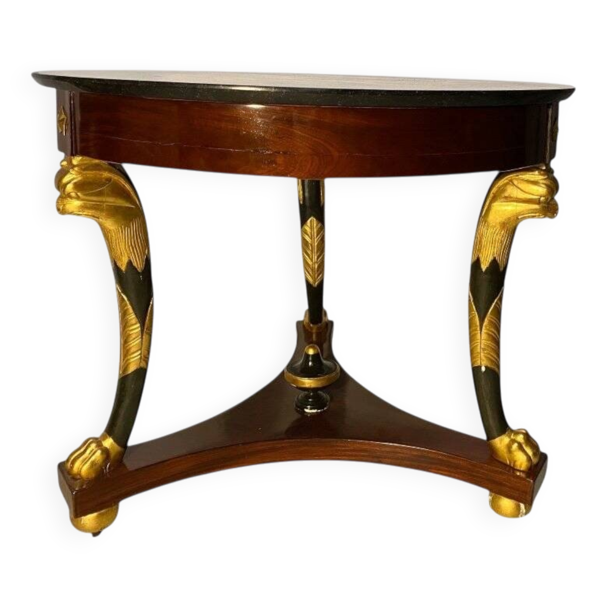 Grand guéridon aux corbins d’époque Empire