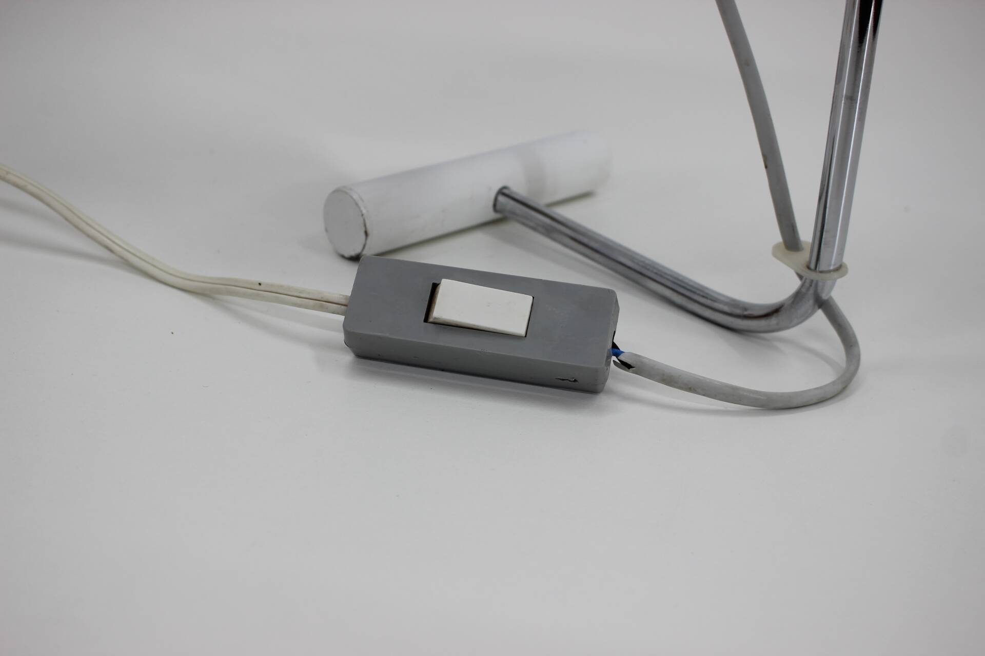 Petite lampe blanche Josef Hurka des années 1960, Tchécoslovaquie