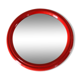 Round mirror vintage orange Years 70
