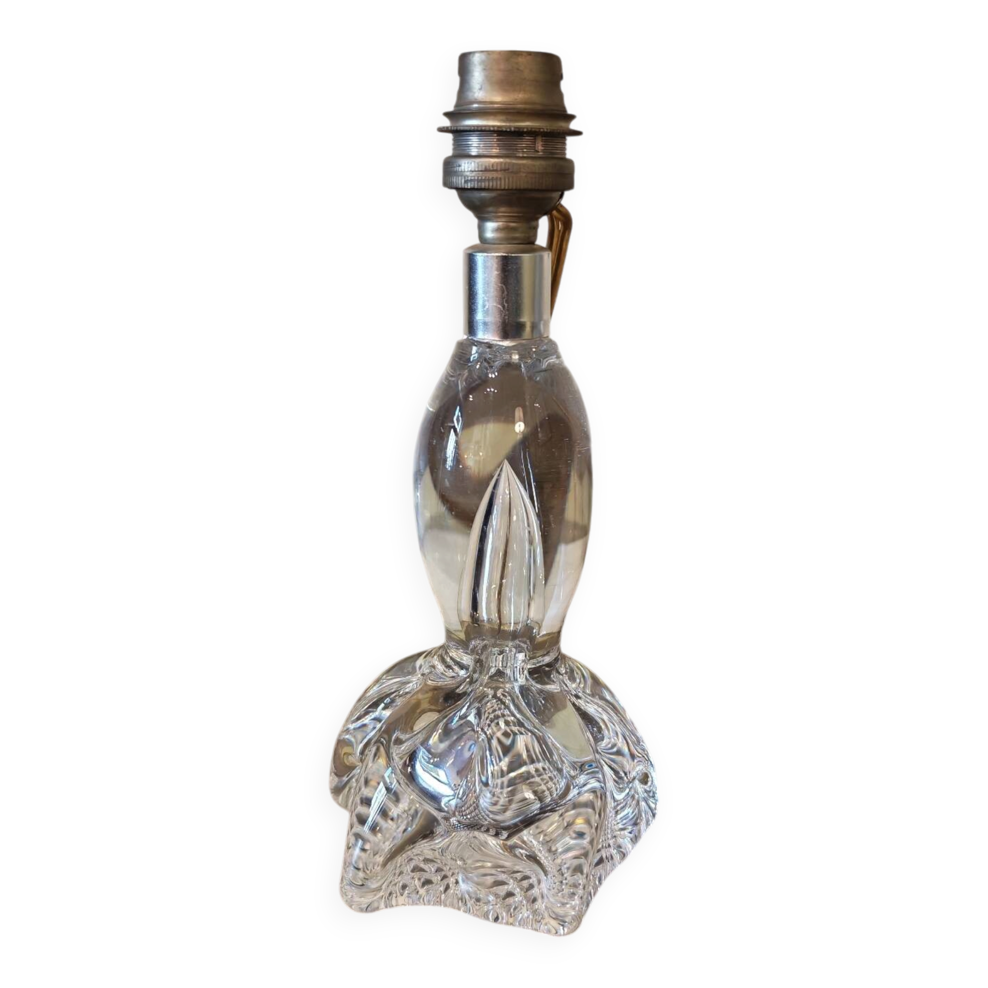 Vintage glass lamp base