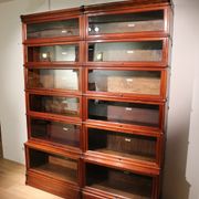 Bibliothèque Globe Wernicke en acajou antique