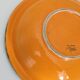 Dish dominant orange and green Saint Clement France