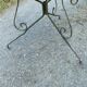 Iron garden furniture armchairs chairs round table