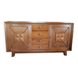 Sideboard 1940 France Brutalist style Charles Dudouyt
