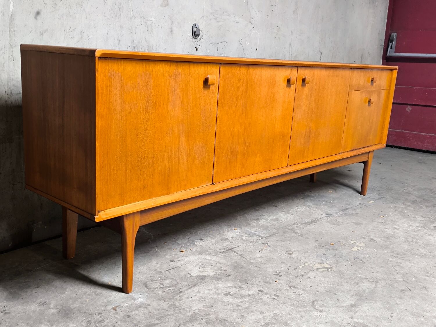 Vintage Scandinavian teak sideboard