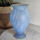Cracked glass vase