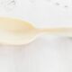 Silver and "horn" porridge spoon