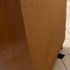 Vintage shoe cabinet with compass legs