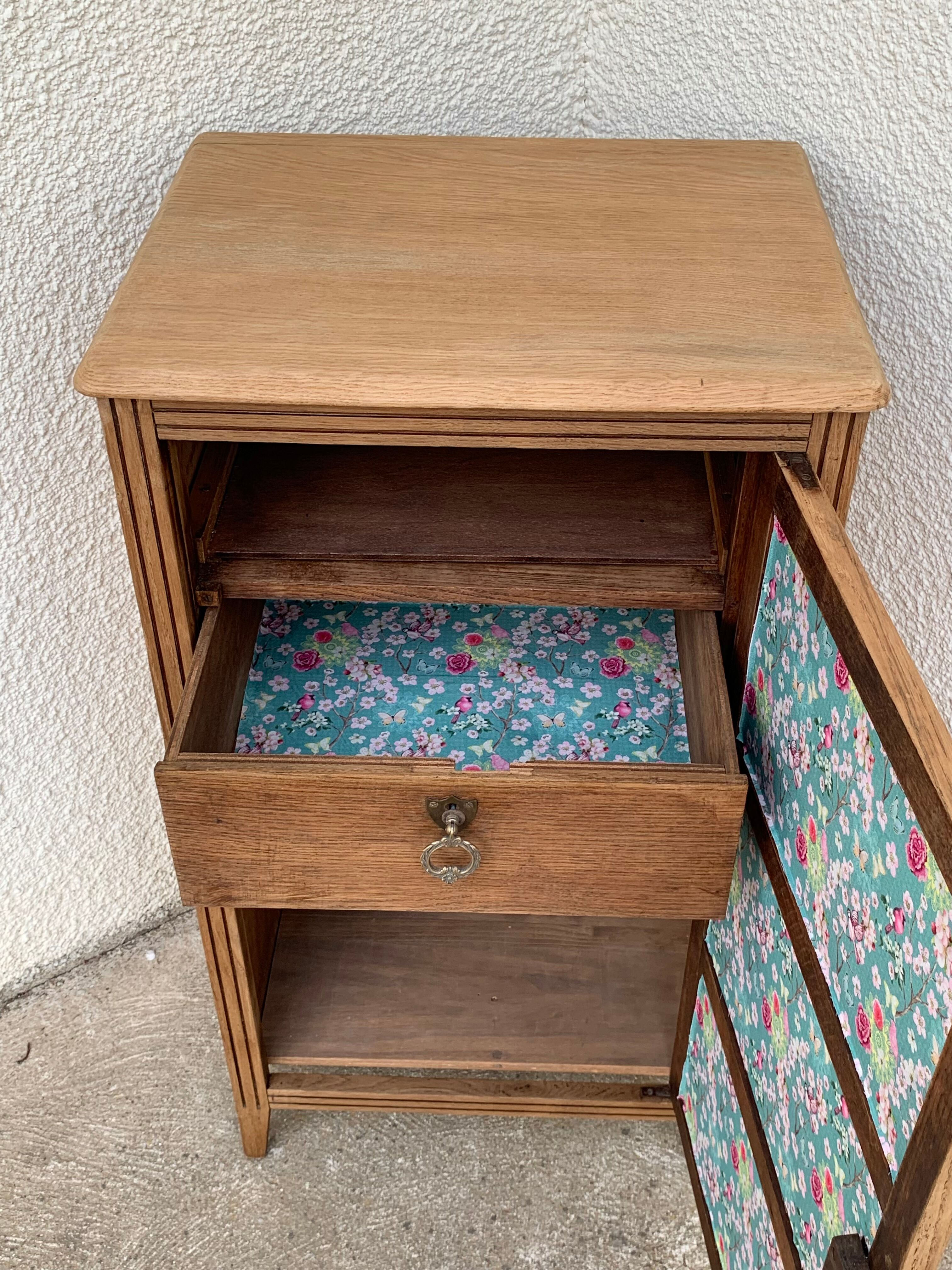 Parisian buffet art deco wood brut 1930