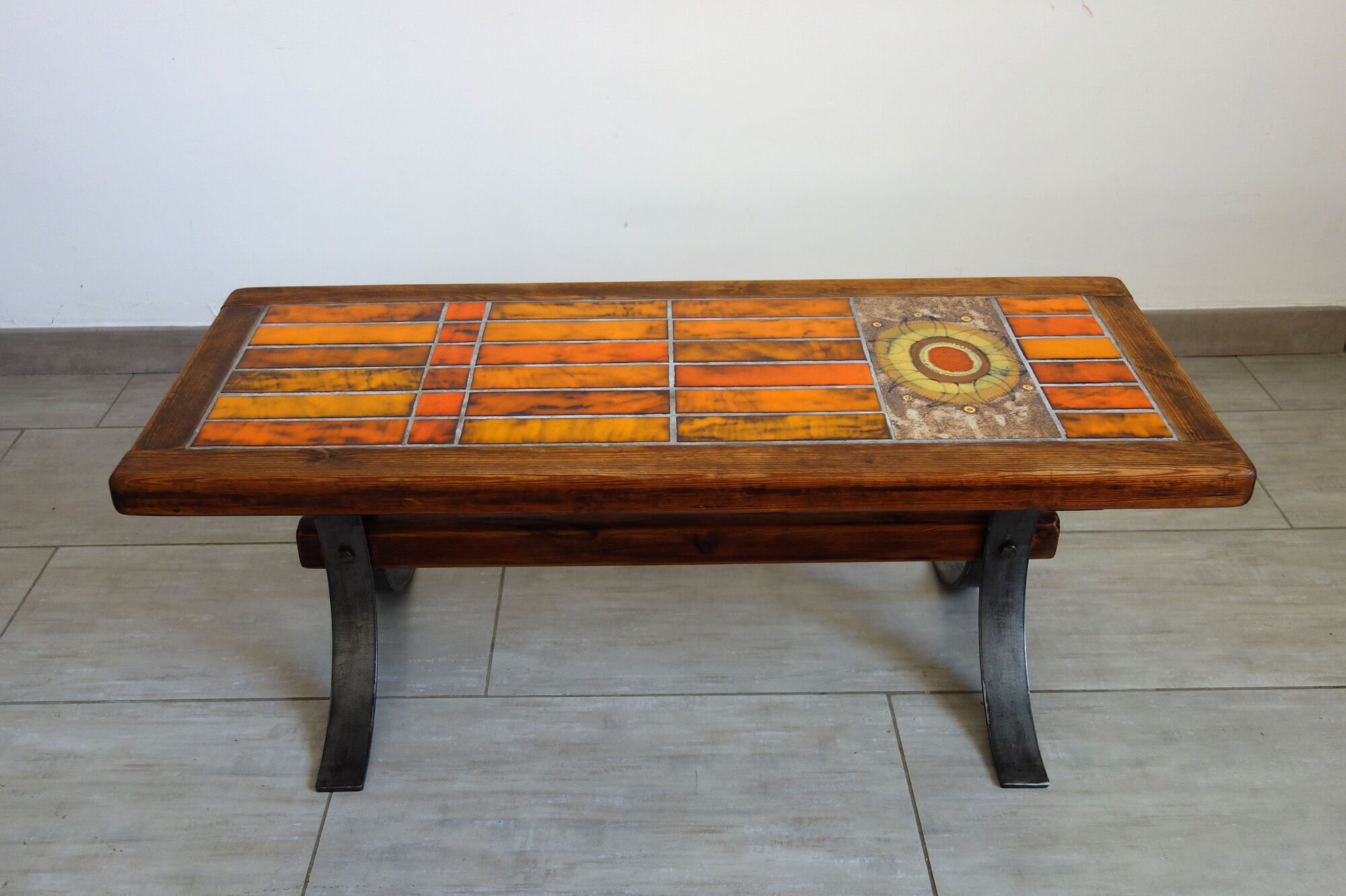 70s ceramic coffee table