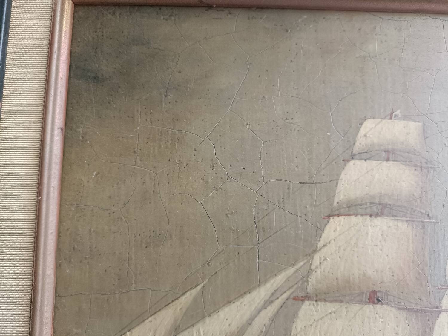 Marine, oil on canvas