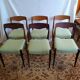 Scandinavian teak and rosewood chairs from the 60s