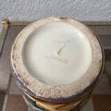 Ceramic vase Vallauris fish 60s