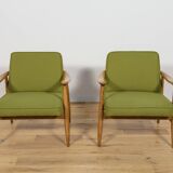 Fauteuils GFM-87 de Juliusz Kedziorek pour Gościcińskie Furniture, années 1960, Pologne, lot de 2