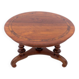 Round table - bench, Northern Europe, late 19th century. After renovation.